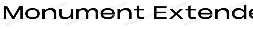 Monument Extended Bl字体转换